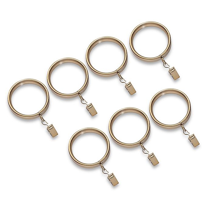 slide 1 of 1, Cambria Estate Flat Clip Rings - Warm Gold, 7 ct