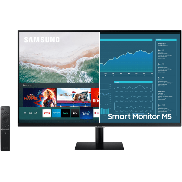 slide 8 of 10, Samsung S27Am500Nn 27'' Full Hd Led Monitor, Ls27Am500Nnxza, 1 ct