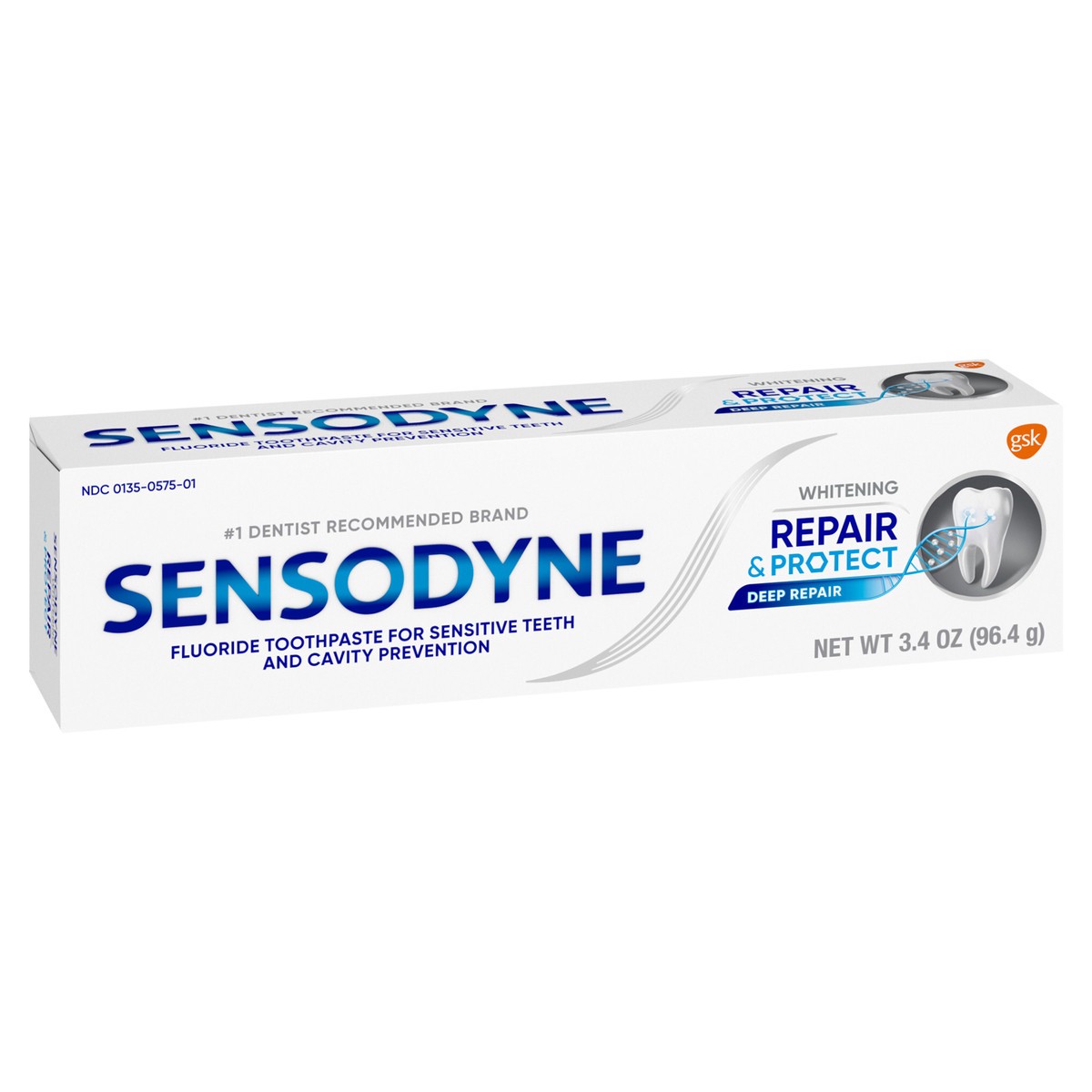 slide 13 of 13, Sensodyne Repair and Protect Teeth Whitening Sensitive Toothpaste - 3.4 Ounces, 3.4 oz