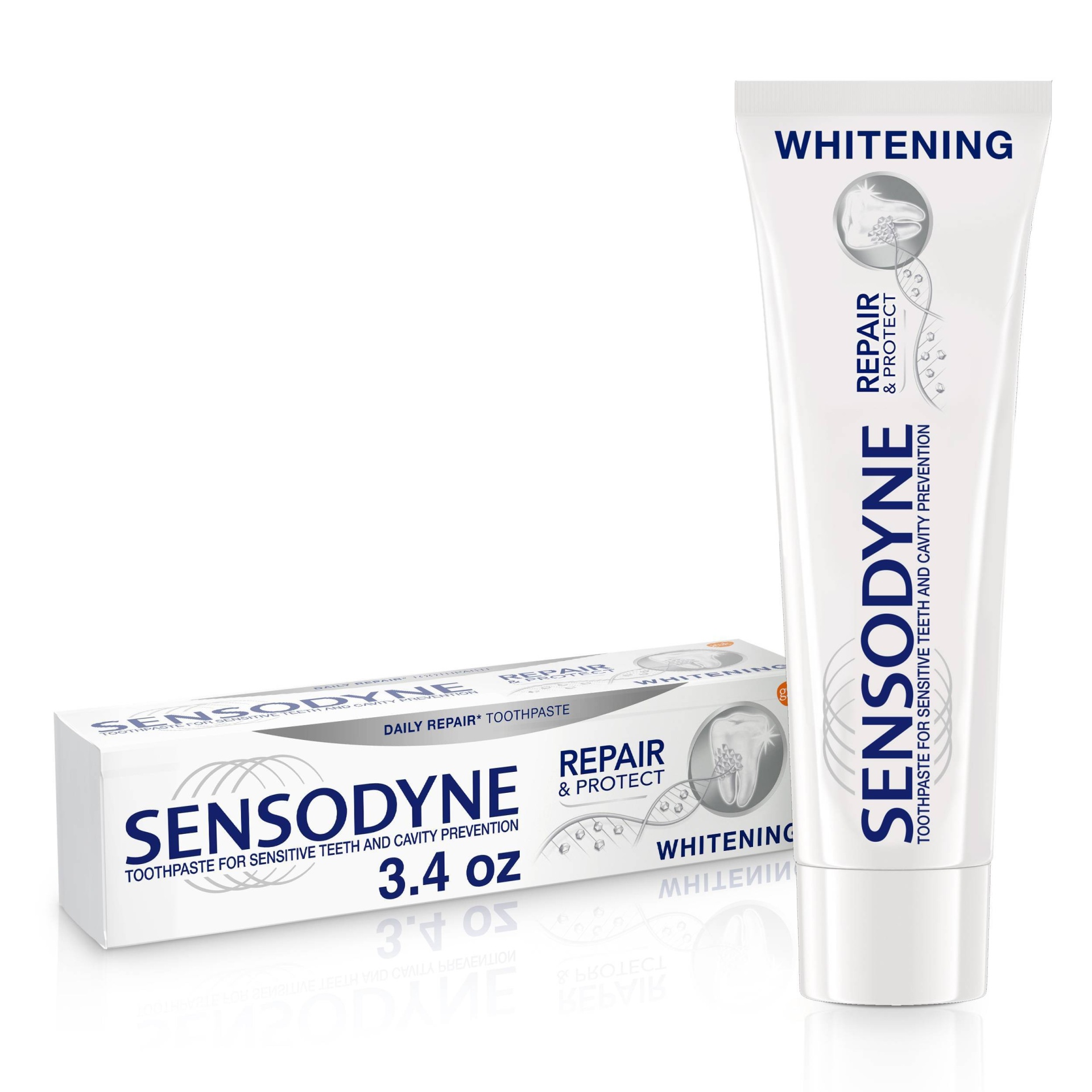 slide 1 of 3, Sensodyne Repair & Protect Whitening Toothpaste, 3.4 oz