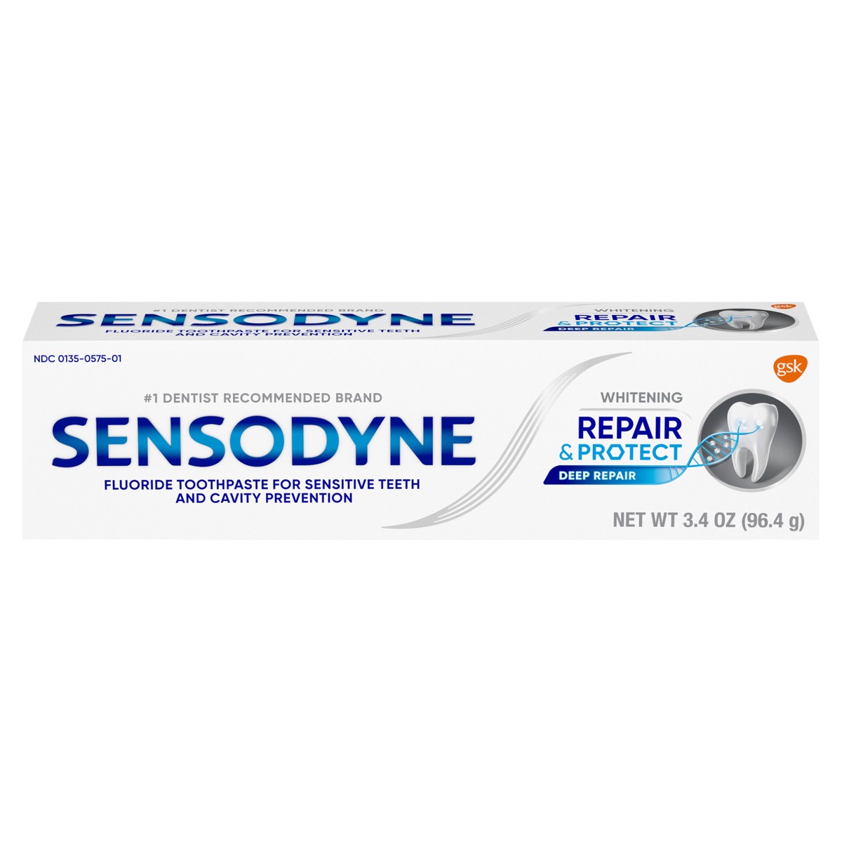 slide 1 of 3, Sensodyne Repair and Protect Teeth Whitening Sensitive Toothpaste - 3.4 Ounces, 3.4 oz