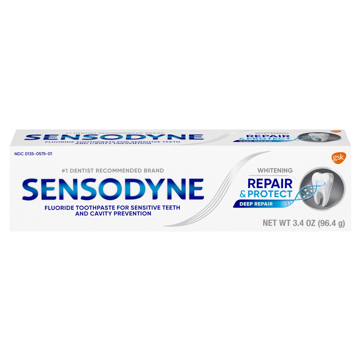 slide 1 of 3, Sensodyne Repair & Protect Whitening Toothpaste - 3.4oz, 3.4 oz