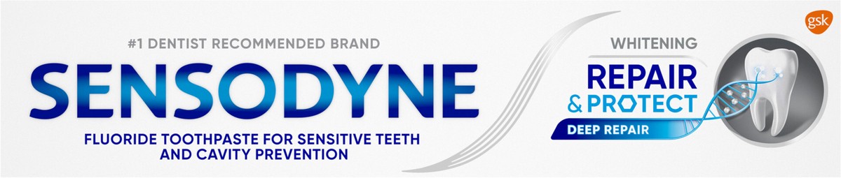 slide 9 of 13, Sensodyne Repair and Protect Teeth Whitening Sensitive Toothpaste - 3.4 Ounces, 3.4 oz