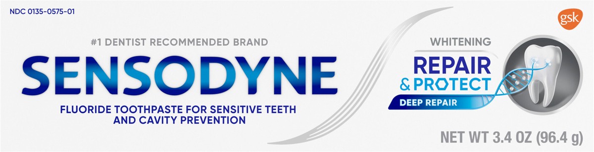 slide 4 of 13, Sensodyne Repair and Protect Teeth Whitening Sensitive Toothpaste - 3.4 Ounces, 3.4 oz