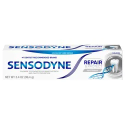 Sensodyne Repair and Protect Teeth Whitening Sensitive Toothpaste - 3.4 Ounces