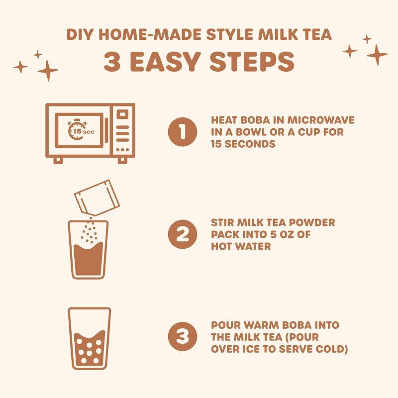slide 5 of 7, A-Sha Foods USA A-Sha Hello Kitty Boba Kit Brown Sugar Latte - 4pk/7.76oz, 4 ct, 7.76 oz