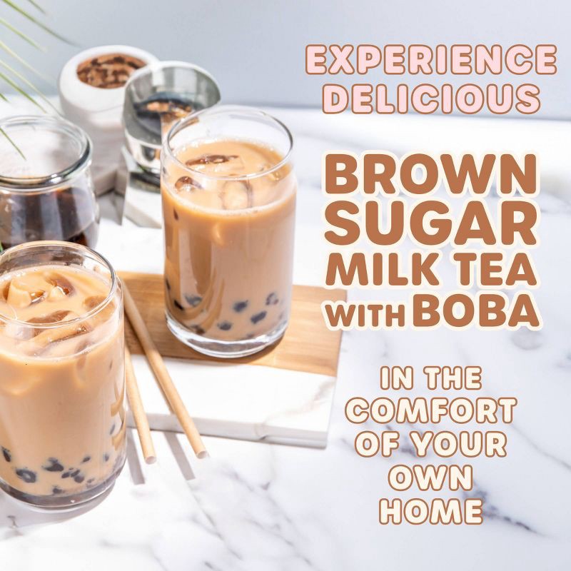 slide 7 of 7, A-Sha Foods USA A-Sha Hello Kitty Boba Kit Brown Sugar Latte - 4pk/7.76oz, 4 ct, 7.76 oz