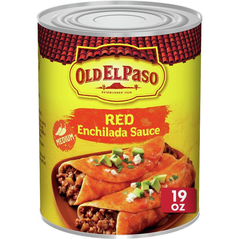 slide 1 of 7, Old El Paso Red Enchilada Sauce Medium - 19oz, 19 oz