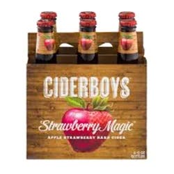 Ciderboys Strawberry Magic Hard Cider 6 - 12 oz Bottles
