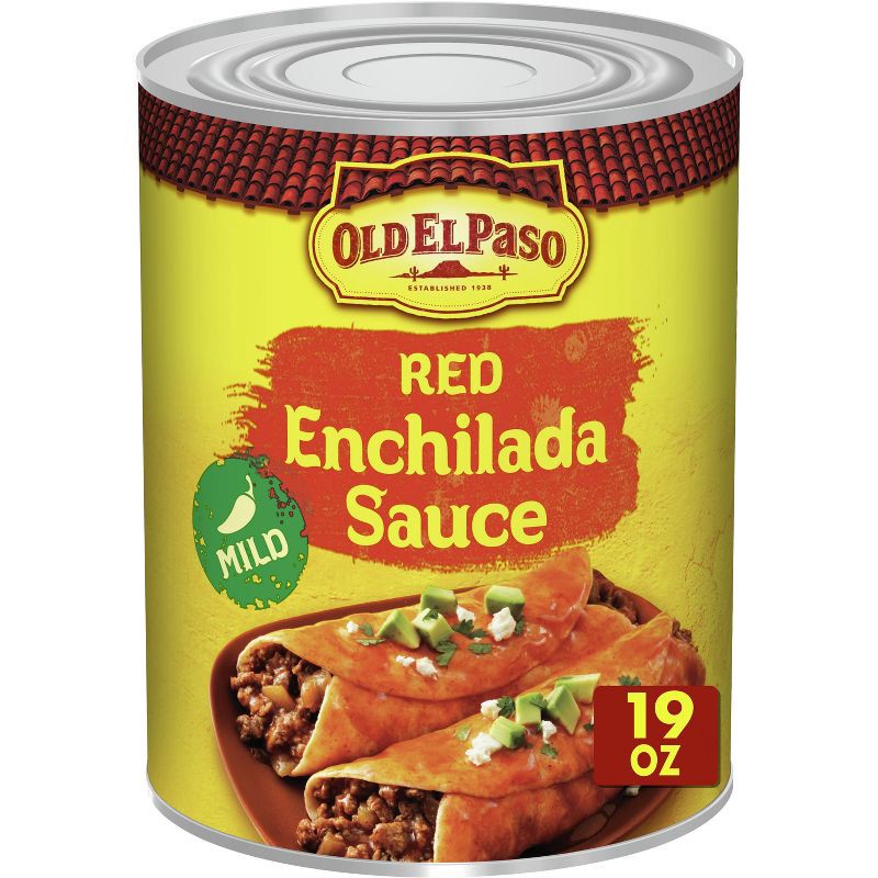 slide 1 of 7, Old El Paso Red Enchilada Sauce Mild - 19oz, 19 oz