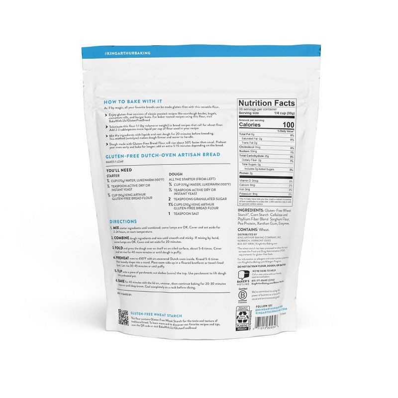 slide 2 of 4, King Arthur Gluten Free Bread Flour - 2lb, 2 lb