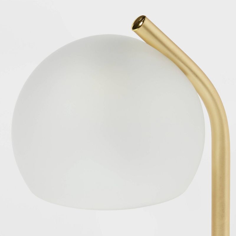 slide 2 of 2, Candle Lamp Warmer White Frosted - Threshold™: Electric Wax Melter, Luxury Decor, GU10 Halogen Bulb, 1 ct