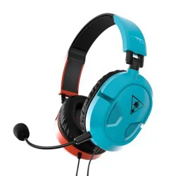 Turtle Beach Recon 50 Wired Gaming Headset for Nintendo Switch/Xbox Series X|S/Xbox One/ PlayStation 4/5 - Red/Blue