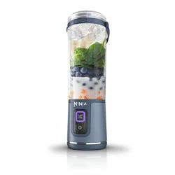 Ninja Blast 18oz Portable Blender Denim Blue: Cordless Personal Smoothie Blender, Stainless Steel Blades, Dishwasher-Safe
