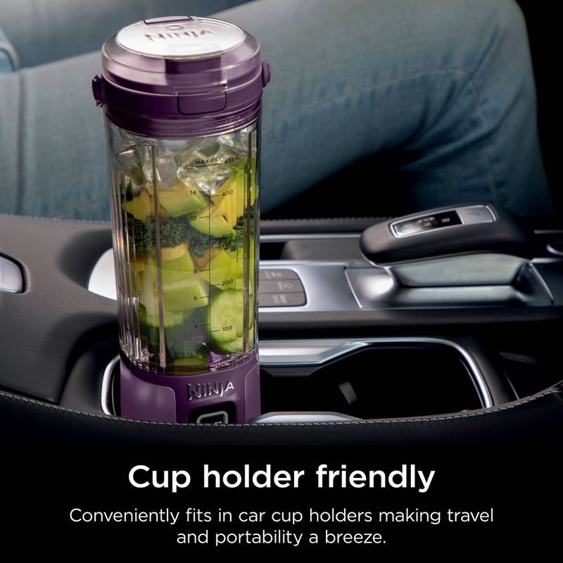 slide 3 of 12, Ninja Blast 18oz Portable Blender Passion Fruit: Cordless Personal Smoothie Blender, Stainless Steel Blades, 18 oz