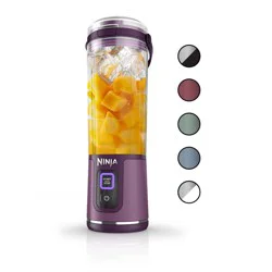Ninja Blast 18oz Portable Blender Passion Fruit: Cordless Personal Smoothie Blender, Stainless Steel Blades