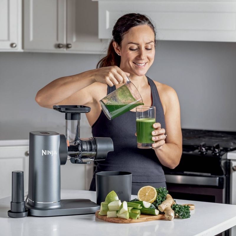 Ninja NeverClog Cold Press Juicer, Powerful Slow Juicer, Total