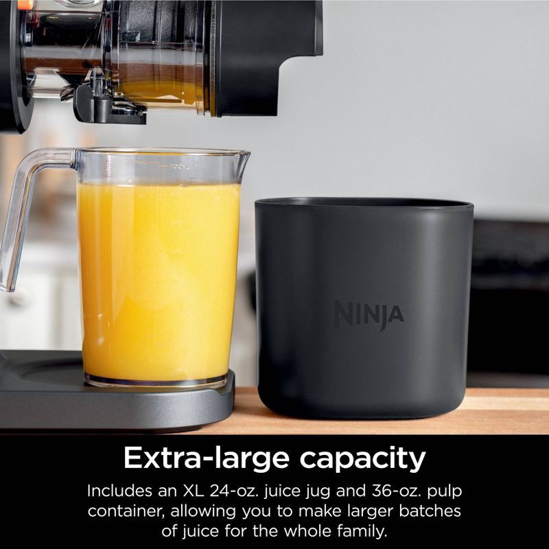 slide 7 of 11, Ninja NeverClog Cold Press Juicer Powerful Slow Juicer with Total Pulp Control Easy to Clean - JC151, 1 ct