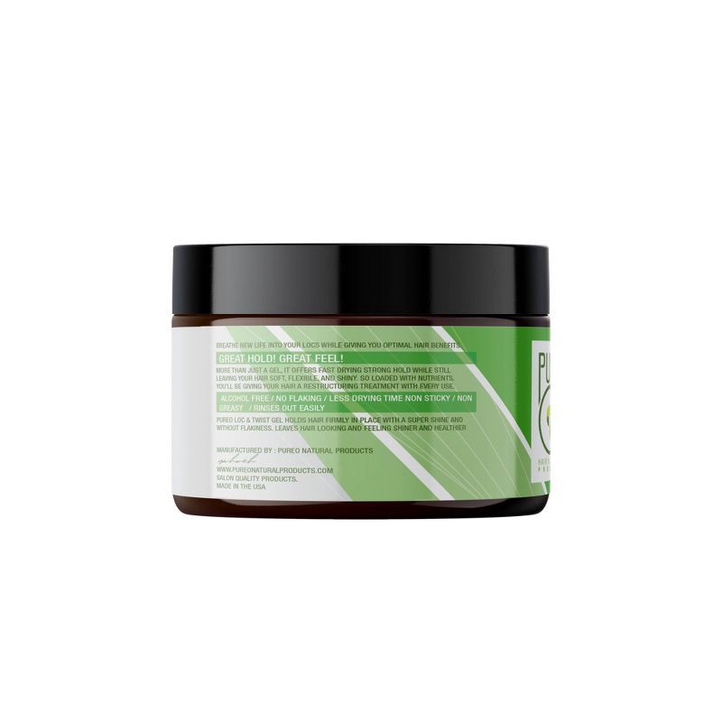 slide 2 of 5, PureO Natural PureO Loc & Twist Hair Gel - 8oz, 8 oz