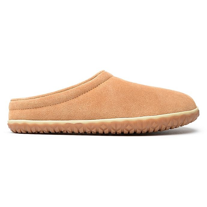 slide 3 of 4, Minnetonka Men's Size 10 Taylor Clog Slipper - Cinnamon, 1 ct