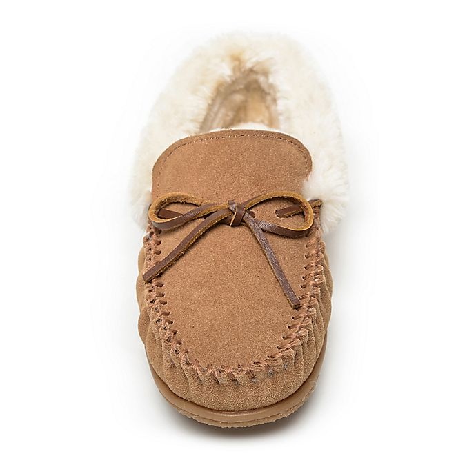 slide 2 of 5, Minnetonka Alyson Size 7 Women's Trapper Slippers - Cinnamon, 1 ct