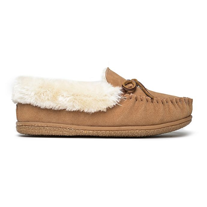 slide 3 of 5, Minnetonka Alyson Size 7 Women's Trapper Slippers - Cinnamon, 1 ct