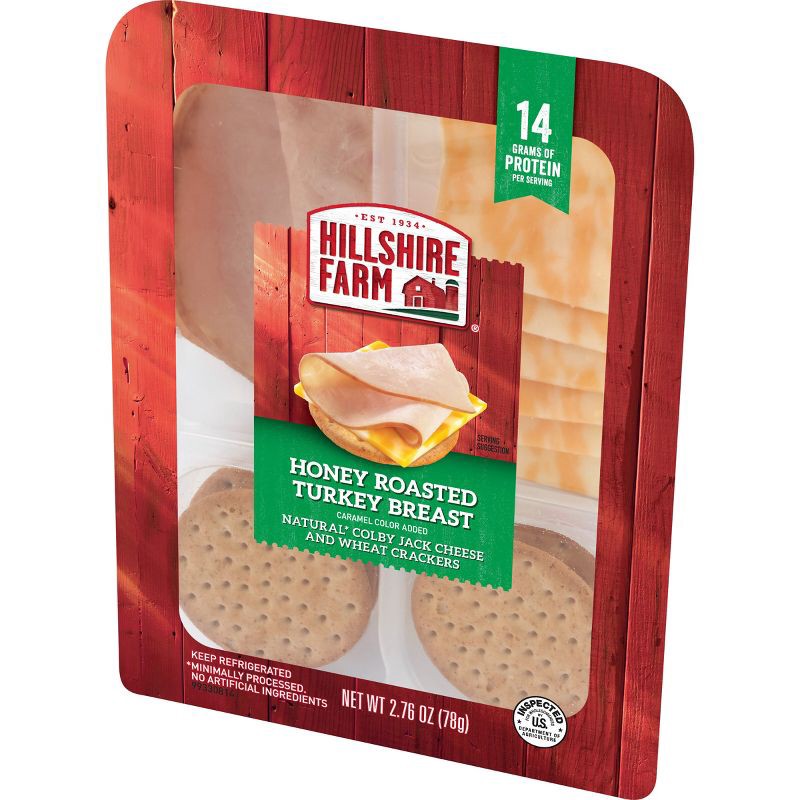 slide 9 of 10, Hillshire Farm Snack Kits Honey Turkey & Colby Jack - 2.76oz, 2.76 oz