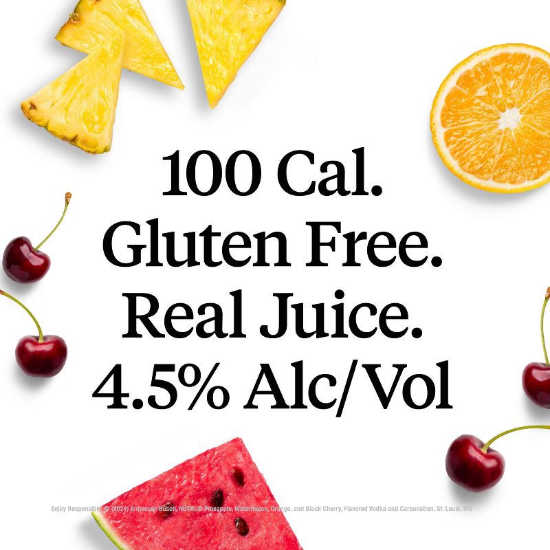 slide 4 of 12, Nutrl Fruit Variety Pack - 8pk/355ml Cans, 8 ct, 355 ml