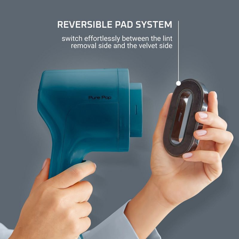 slide 8 of 12, Rowenta Handheld Garment Steamer for Clothes Pure Pop Blue: Travel-Size, Vertical Steam, 1150W, Detachable Water Tank, 1 ct