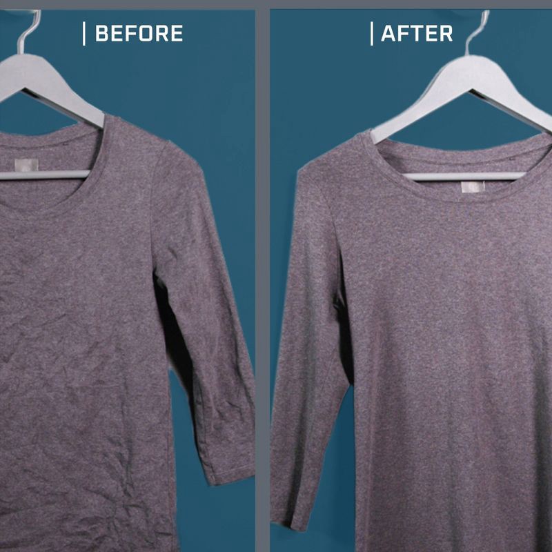 slide 9 of 12, Rowenta Handheld Garment Steamer for Clothes Pure Pop Blue: Travel-Size, Vertical Steam, 1150W, Detachable Water Tank, 1 ct