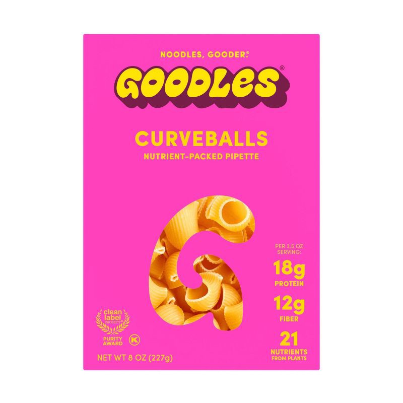 slide 3 of 6, Goodles Dry Pasta Curveballs - 8 oz, 8 oz