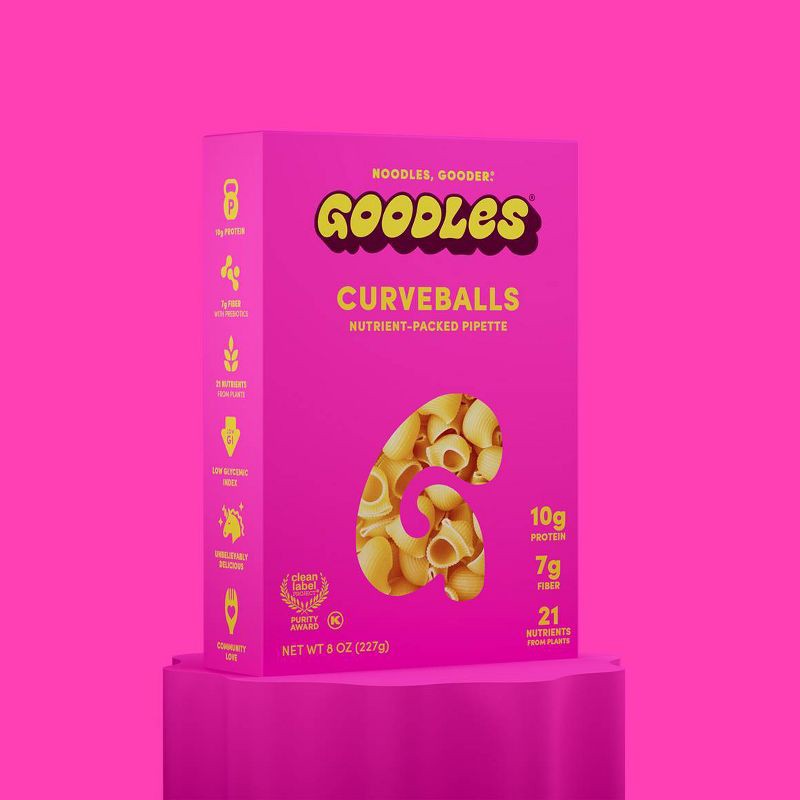 slide 3 of 3, Goodles Dry Pasta Curveballs - 8 oz, 8 oz