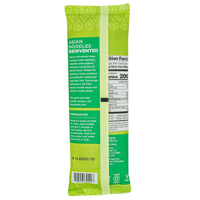 slide 2 of 4, Lotus Foods Pad Thai Rice Noodles Organic Gluten Free - 8oz, 8 oz