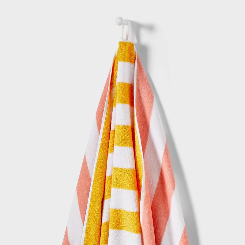 slide 2 of 4, XL Reversible Towel Pink/Yellow - Sun Squad™, 1 ct