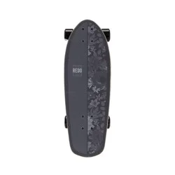 ReDo Skateboard Co. 24" Standard Skateboard - Black Floral