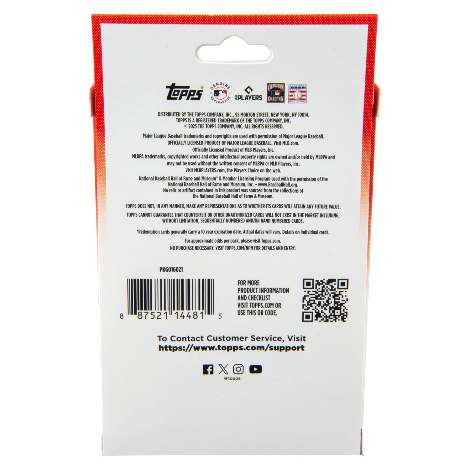 slide 3 of 4, 2025 Topps Update Series Baseball Hanger Box, 1 ct