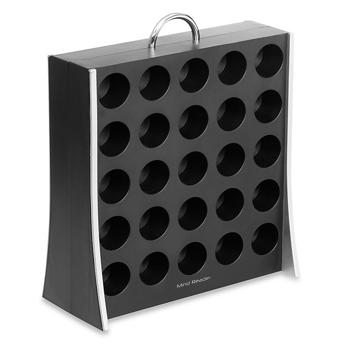 slide 2 of 5, Mind Reader The Wall" Coffee Pod Storage Carousel (50 K-Cup Capacity) - Black", 1 ct