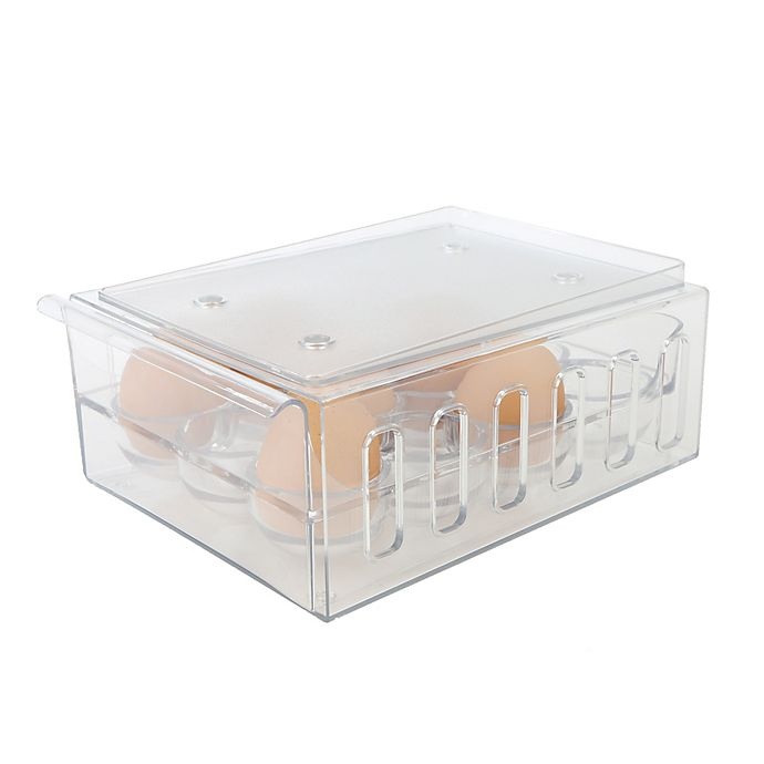 slide 2 of 7, Mind Reader Egg Container Storage Drawer, 1 ct