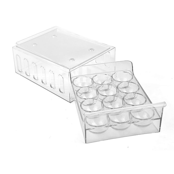 slide 5 of 7, Mind Reader Egg Container Storage Drawer, 1 ct