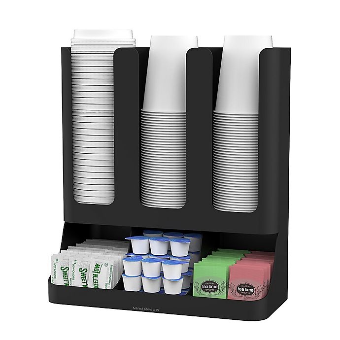 slide 3 of 7, Mind Reader K-Cup Carousel and Condiment Organizer - Black, 1 ct