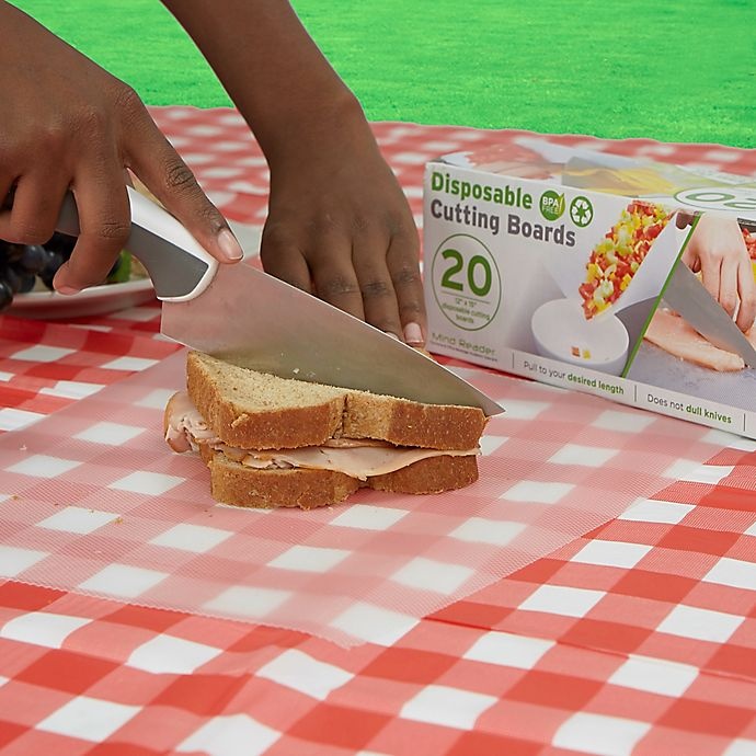 slide 5 of 9, Mind Reader E-Z Board Disposable and Recyclable Cutting Board, 1 ct