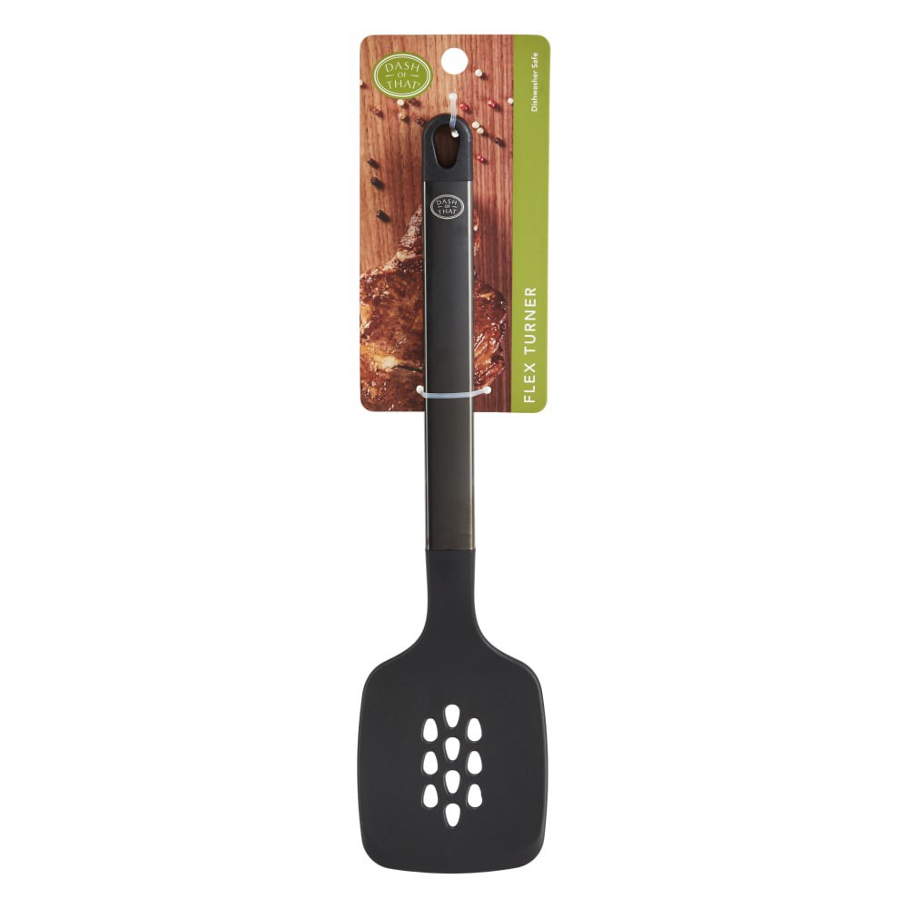 slide 1 of 3, Dash Of That Nylon Head Stainless Steel Turner, 1 ct