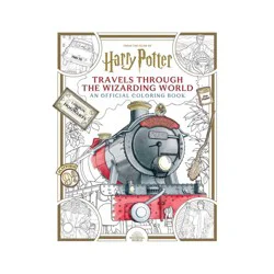 Simon & Schuster Harry Potter: Travels Through the Wizarding World: An Official Coloring Book - by Insight Editions (Paperback)