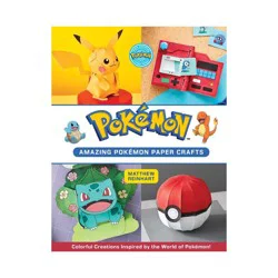 Simon & Schuster Amazing Pokémon Paper Crafts - (Reinhart Pop-Up Studio) by Kay Austin (Paperback)