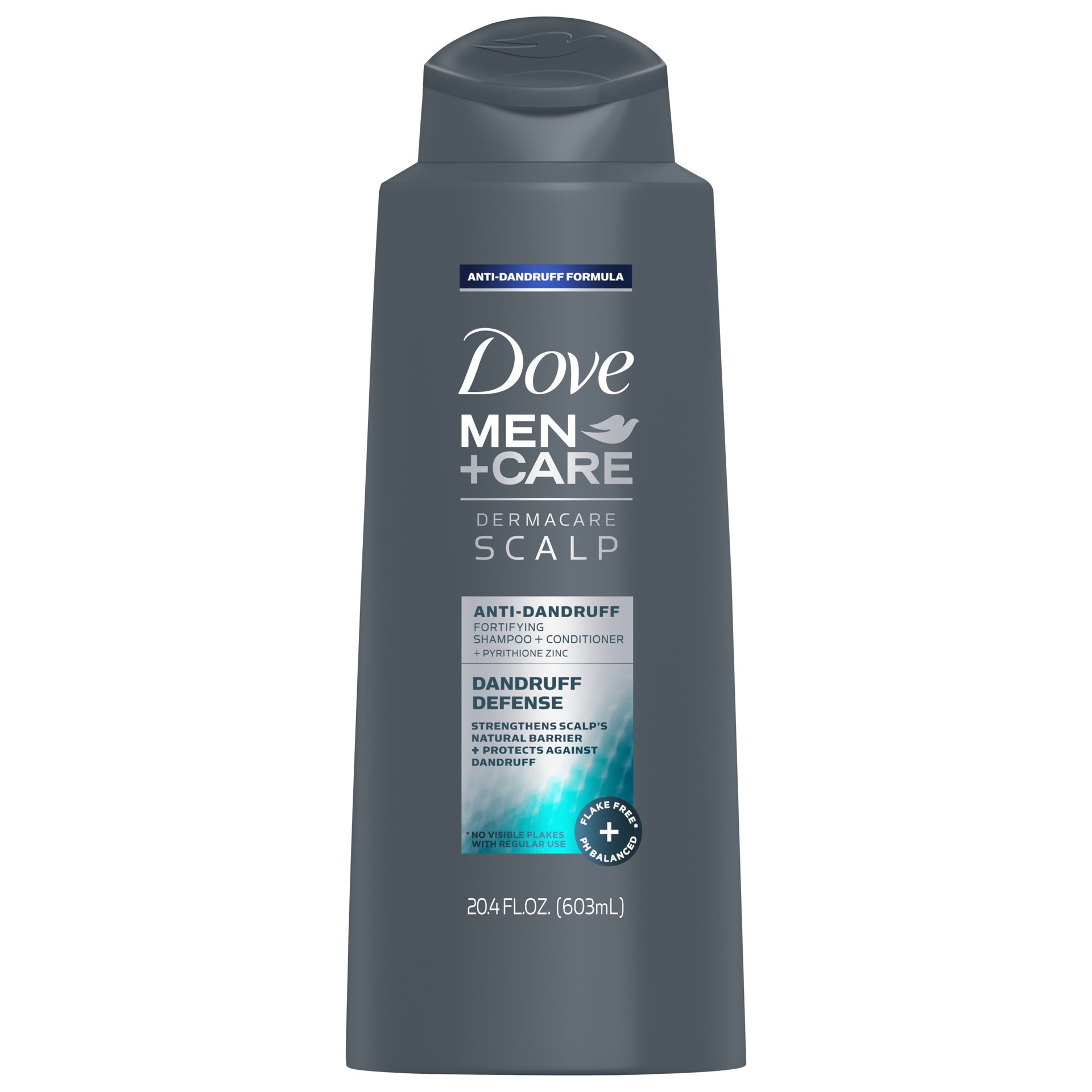 slide 1 of 4, Dove Men+Care Anti-Dandruff 2-in-1 Shampoo & Conditioner Cooling Menthol, 20.4 oz, 20.40 oz