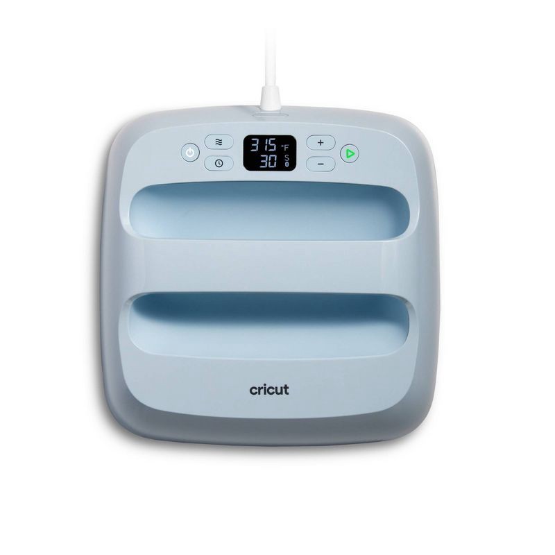 slide 10 of 11, Cricut EasyPress 3 9"x9": Iron-On Transfer, Heat Guide Compatible, Blue, Plastic, 8.66 lbs, 13.11" Length, 13.58" Width, 8.66 lb