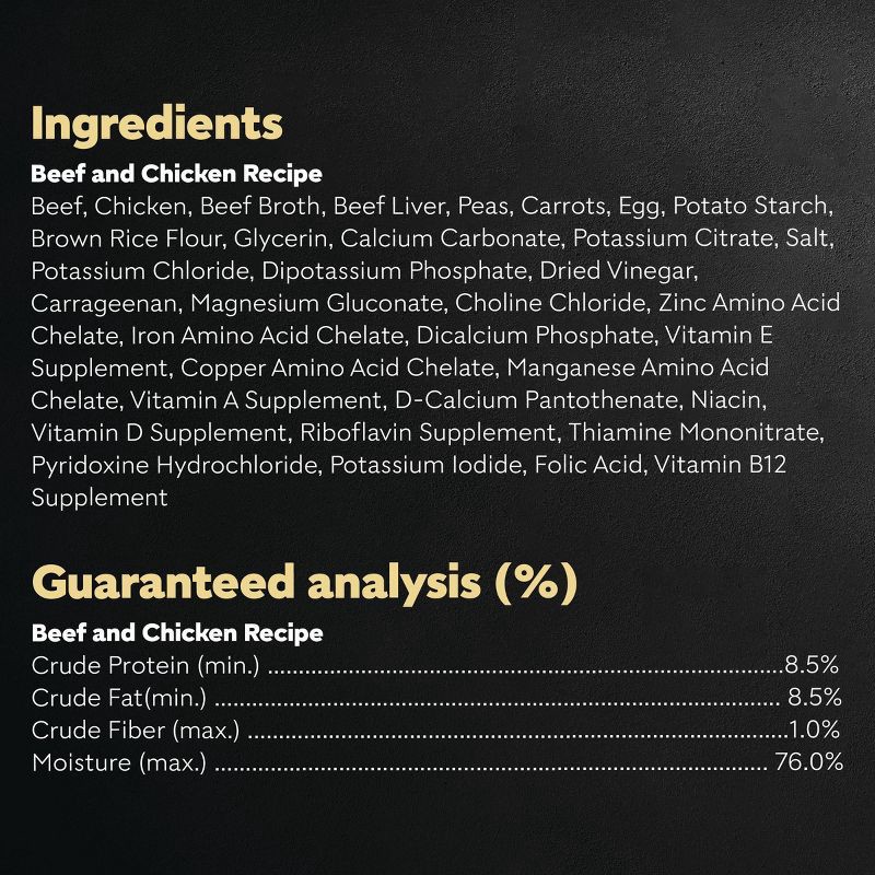 slide 9 of 10, Cesar Fresh Chef Chicken, Carrot, Pea, Vegetable, Beef and Red Meat Flavor Adult Refrigerated Wet Dog Food - 1.3lbs, 1.3 lb