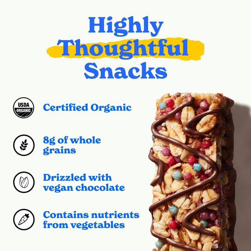 slide 5 of 8, MadeGood Chocolate Drizzled Birthday Cake Flavor Granola Bars Family Pack - 8.5oz/10ct, 8.5 oz, 10 ct