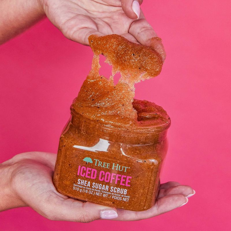 slide 3 of 8, Tree Hut Hazelnut & Iced Coffee Shea Sugar Body Scrub - 18oz, 18 oz