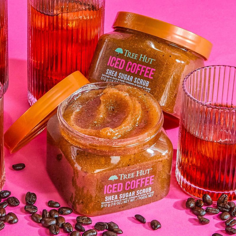 slide 7 of 8, Tree Hut Hazelnut & Iced Coffee Shea Sugar Body Scrub - 18oz, 18 oz